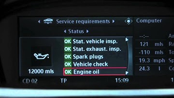 Condition Based Servicing iDrive - Williams BMW
