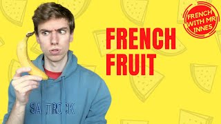 FRUIT // Learn French Basics Day 8 - for beginners and kids screenshot 3