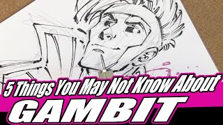 Marvel Comics artist draws Gambit & shares 5 things you may not know about this member of the X-Men!