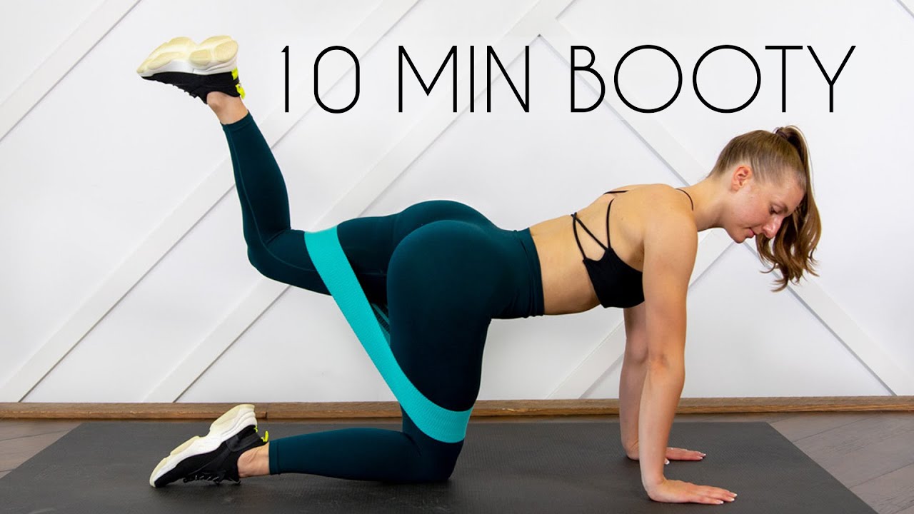 10 MIN AT HOME BOOTY WORKOUT (With Resistance Band) 