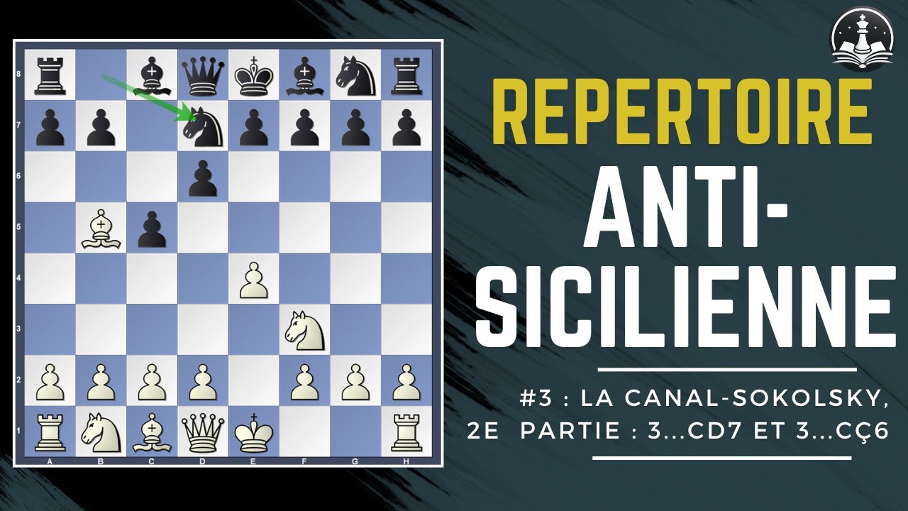 Désactivez la Sicilienne avec la variante Canal-Sokolsky ! 2ème partie (Anti-siciliennes #3)