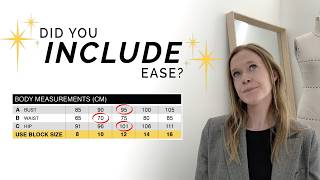 How to Add Ease to a Pattern | Select & Adjust Your Size