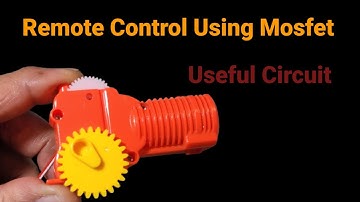 Remote Control With Mosfet IRFZ44N |#irsensor #Remote #diy |@Shaktitechshakti