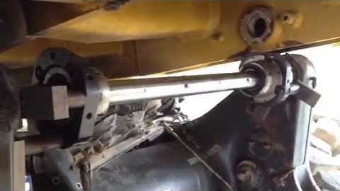 Line Boring on a Komatsu Haul Truck