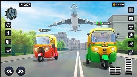 city tuk tuk rickshaw driving - auto rickshaw | android gameplay #8 |@gamester16.6M