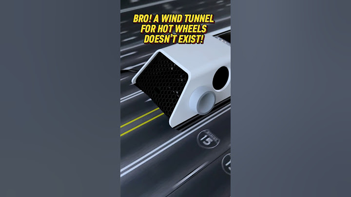 Wind Tunnel for Hot Wheels! #windsible #hotwheels