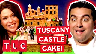 Buddy's Tuscany Castle Cake For Rachael Ray! | Cake Boss