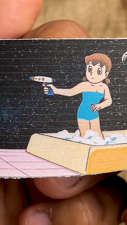 Shizuka Uncensored #doraemon #cartoon #flipbook #shizuka #bathing #shizukadrawing #shorts #viral