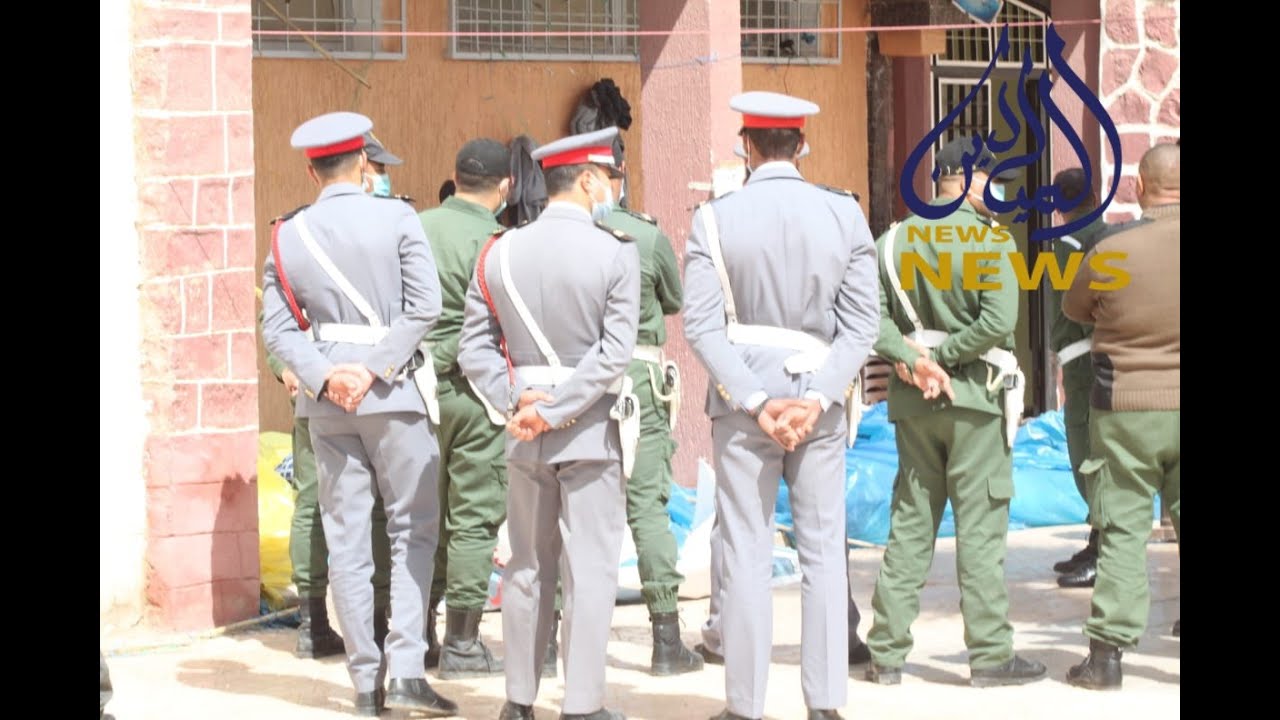 شاهد عملية فض القوات العمومية اعتصام للمعطلين بتالسينت/إقليم فكيك