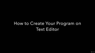 Start Your Programming With Text Editor | Part - 11