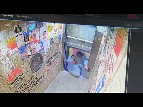 Near Accident on Russian Elevator! #shorts #russia #elevator