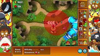 Lets Play Bloons Monkey City ZOMG Hard Handcuffs Heavy Forest Map No Commentary 1168