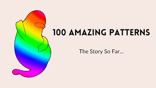 100 Amazing Patterns by Jade Summer. Finished pages.