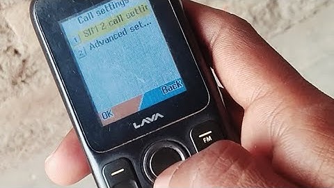 call forwarding settings In lava keypad phone n1,a1,600,2021