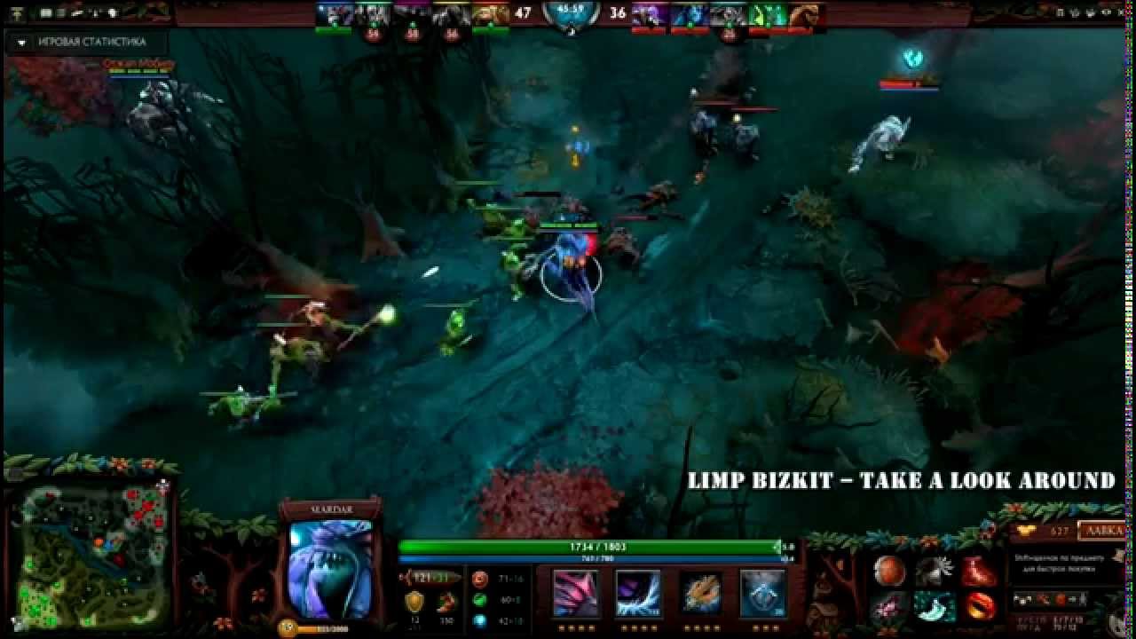 Dota 2 - Blade Mail в действии