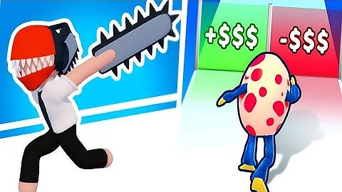 Monster egg, Chainsaw Run - All Level Gameplay Android iOS Ep 2