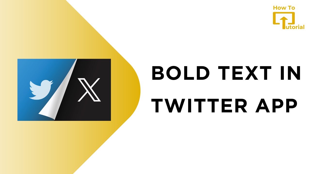 Text Twiter How to Bold Text in Twitter App - YouTube