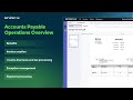 Accounts Payable Operations Overview