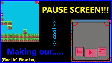How to make a PAUSE SCREEN  in Flowlab with EXPLANATIONS!!!