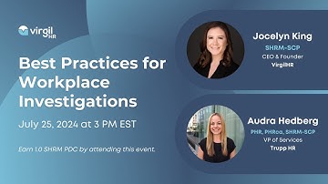 Best Practices for Workplace Investigations
