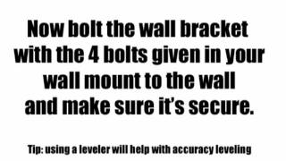 CorLiving A-202-MLM Articulating Flat Panel Wall Mount How to wall mount a flat screen tv