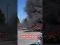 A plane has just crashed in a residential neighborhood in Manheim Township, Pennsylvania