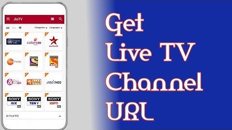 Get Live TV M3U8 URL . Kodular Live TV App url