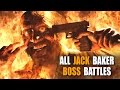 RESIDENT EVIL 7 - Ethan Vs Jack | All Jack Baker Boss Battles Compilation (RE7)