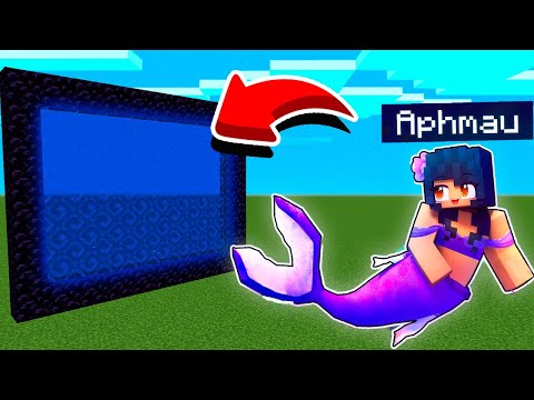 How To Make A Portal To The Aphmau MERMAID Dimension In Minecraft