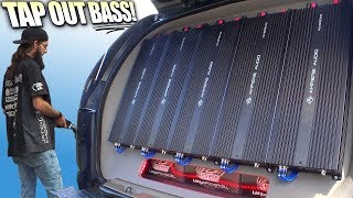 TAP OUT Subwoofer Demos \& LOUD Car Audio BASS Systems @ The XS POWER Show \& SPL Competition