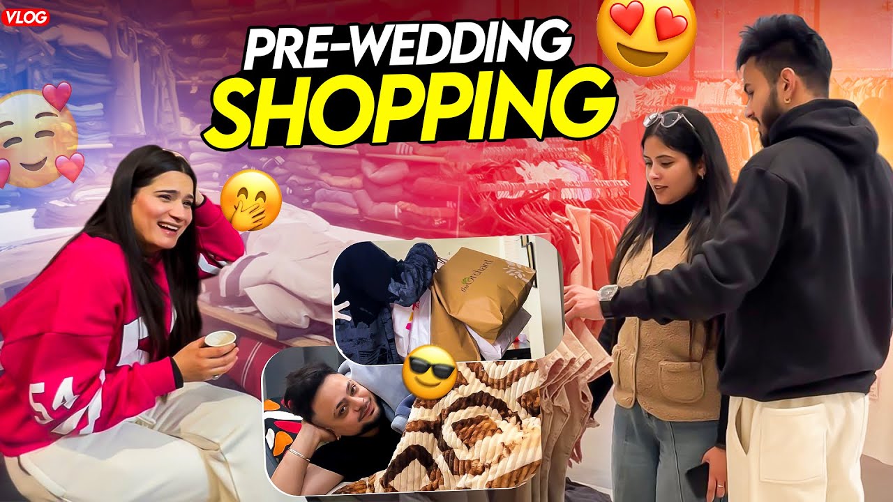 Shopping For Pre wedding Shoot❤️😍 || Vasu & Shreya