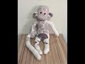 Çoraptan Maymun Yapılışı - DIY How to Make A Sock Monkey KENDİN YAP