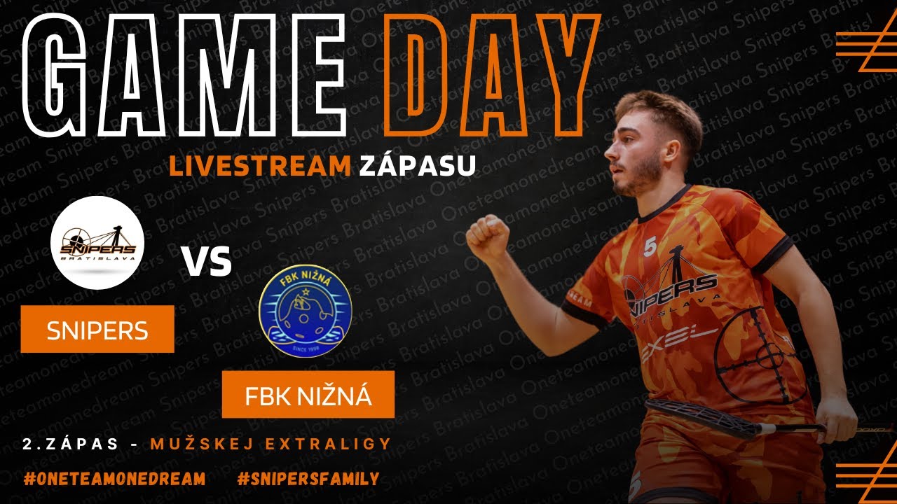 MEX: 2.kolo Snipers Bratislava vs. FBK Nizna