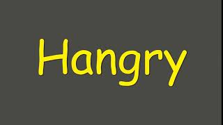 Hangry slang meaning