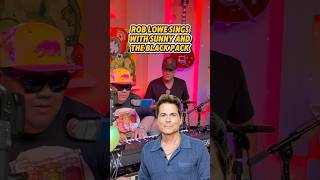 Rob Lowe sings with Sunny and The Black Pack