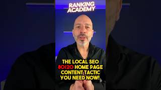 Local SEO 80/20 Home Page Content Tactic