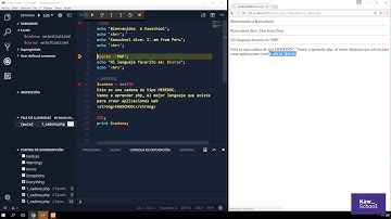 4. Curso de PHP: Tipo de datos - Cadenas
