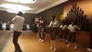B'Flow performs 'Energizer' during Dancing Barefoot With The Stars