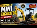 🔥 2.5 Ton Mini Excavator | Powerful Kubota Engine Mini Digger 🚜