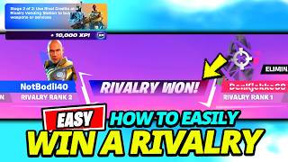 How to EASILY Win a Rivalry - Fortnite Season 2 Rivalries Quests