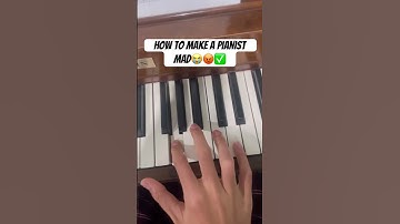 How To Make A Pianist Mad😭😡✅ #piano