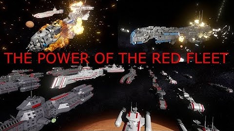 The power of the red fleet(Space engineers ai music cinematic)