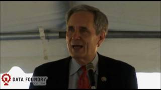 Data Foundry - Congressman Lloyd Doggett at the Texas 1 Groundbreaking Ceremony