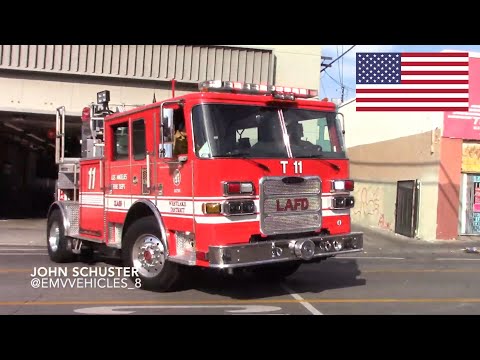(AIR HORN) LAFD Light Force 11 Responding