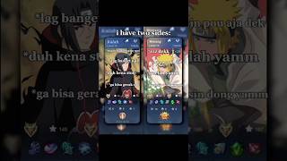 2 sisi gelap😅 #mobilelegends #twosides #duasisi #itachi #naruto