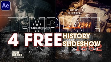 4 After Effect Template History Slideshow | [FREE TEMPLATE]