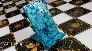 Шикарная Подставка для телефона своими руками из поломанной разделочной доски