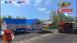 Euro Truck Simulator 2 (1.34) Rusmap fix 1.8.1 for 1.34 Russian Realistic Highways   DLC's & Mods