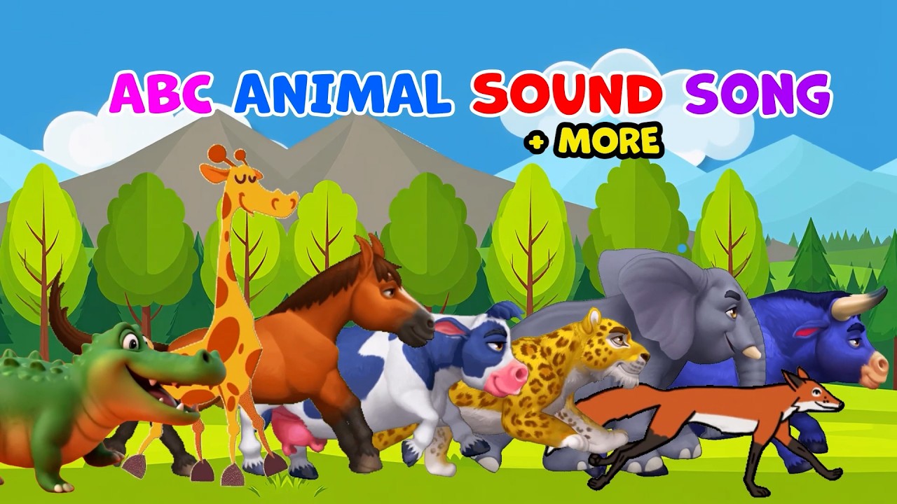 ABC Animal Sounds Song AP277 & More | Alphabet Song | ABCs & Sounds for ...