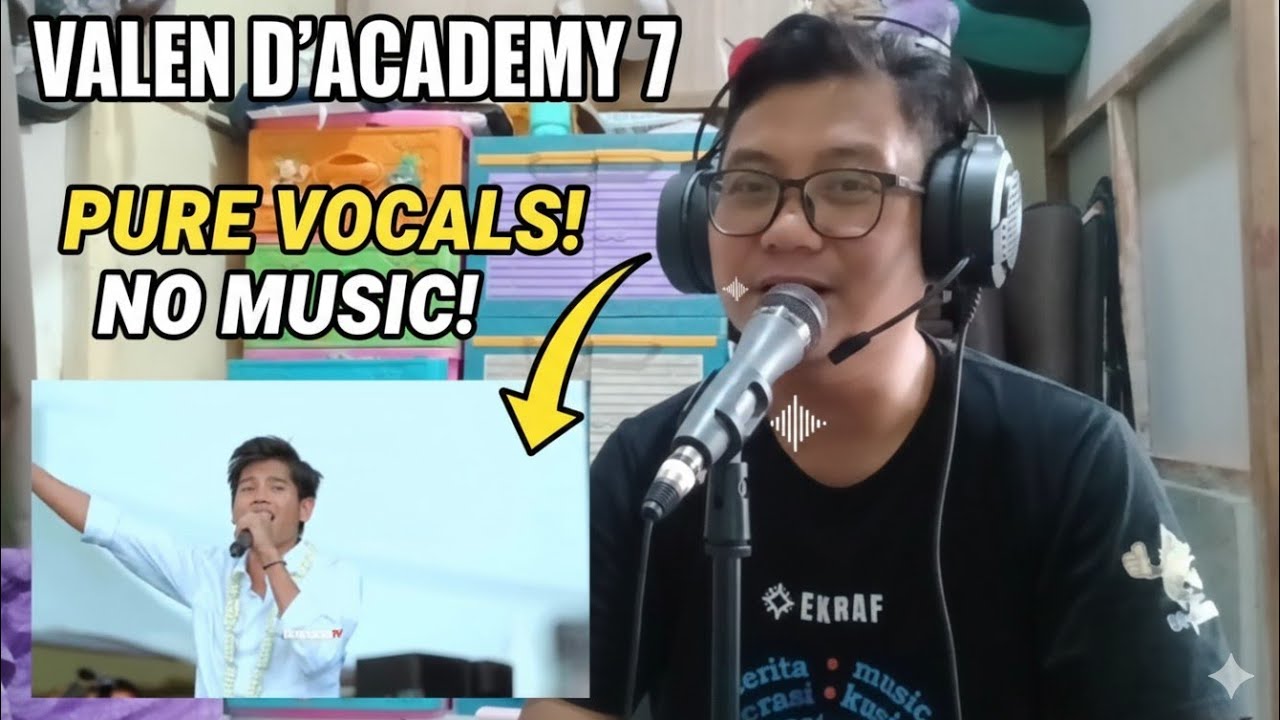 Asli Tanpa Musik !!! Suara Valen memang betul keren | Baca H. Rhoma irama Cover Valen D'academy 7